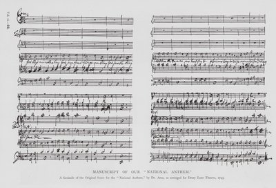 İngiliz Ulusal Marşı, Drury Lane Tiyatrosu