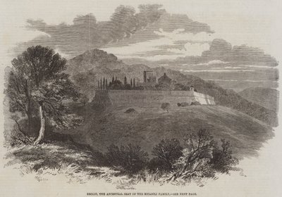 Brolio, Ricasoli Ailesinin Atalardan Gelen Makamı (gravür) by English School