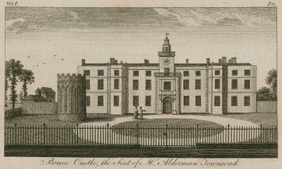 Bruce Castle, Tottenham, Londra, Bay Alderman Townsend'in koltuğu by English School