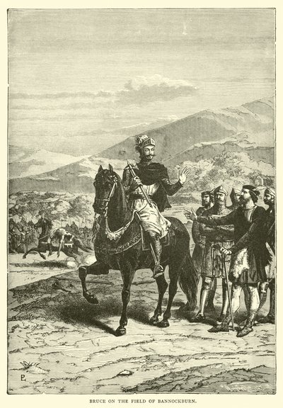 Bannockburn Alanında Bruce by English School