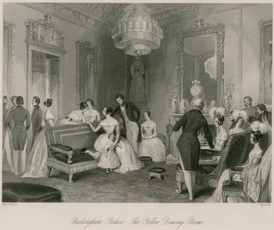 Buckingham Sarayı, Sarı Çizim Odası by English School