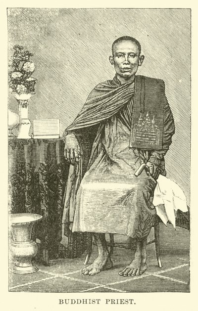 Budist rahip by English School