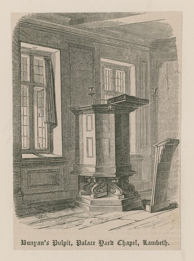 Bunyans Minber, Palace Yard Şapeli, Lambeth by English School