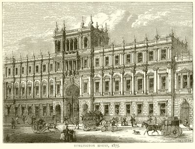 Burlington Evi, 1875 by English School