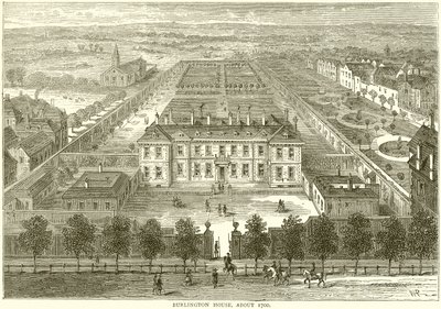 Burlington Evi, yaklaşık 1700 by English School
