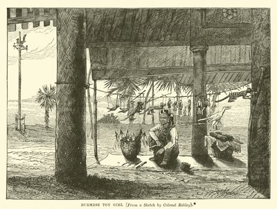 Birmanya oyuncak kız by English School
