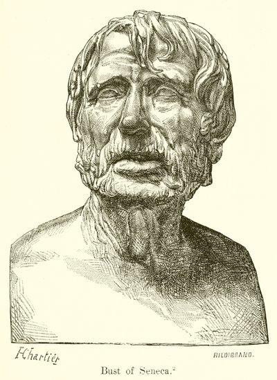 Seneca büstü by English School