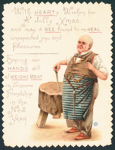 Kasap, Noel Kartı by English School