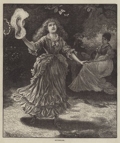 Kelebekler (gravür) by English School