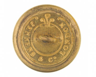 Düğme, subay, 4. Bengal Avrupa Alayı, 1855-1861 by English School