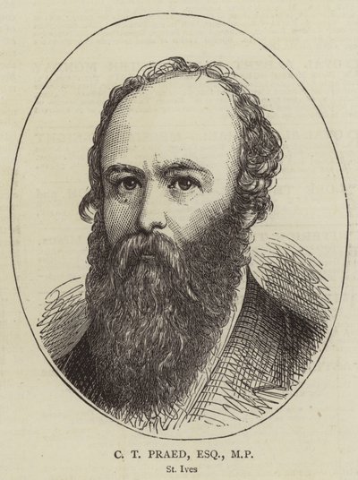 C T Praed, Esquire, MP (gravür) by English School