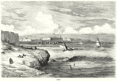 Cadiz (gravür) by English School