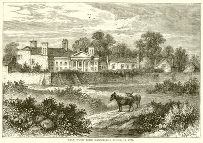 Caen Wood, Lord Mansfields Evi, 1785 yılında by English School