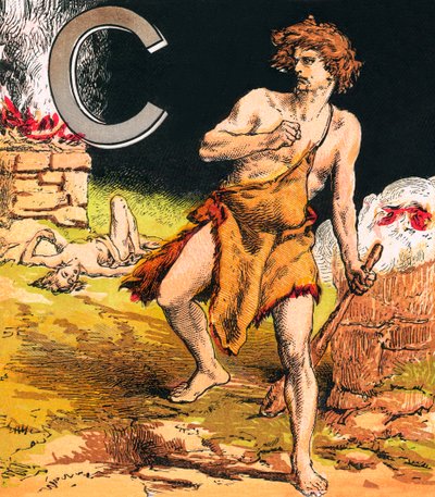 Cain (renkli lito) by English School
