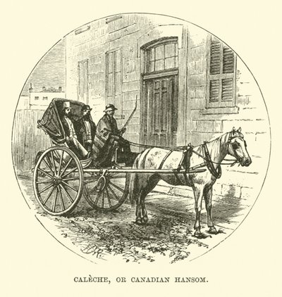 Caleche veya Kanadalı Hansom by English School