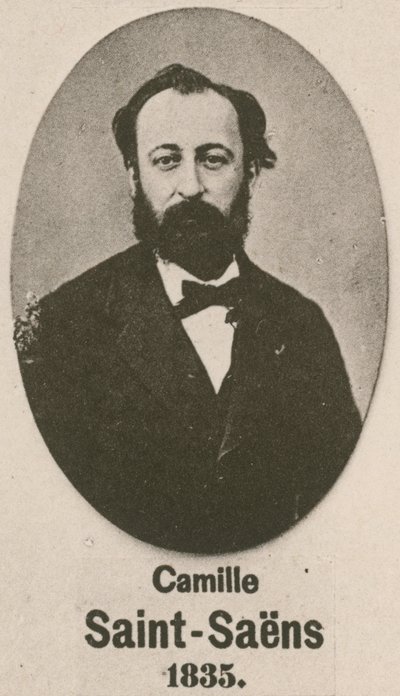 Camille Saint-Saens (gravür) by English School