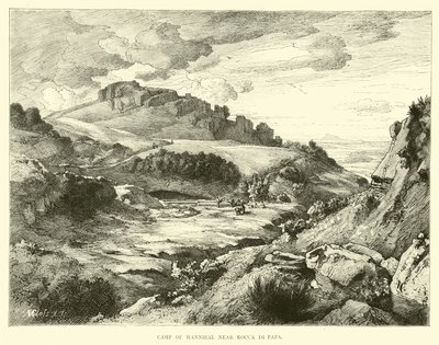 Rocca di Papa yakınlarındaki Hannibal Kampı by English School