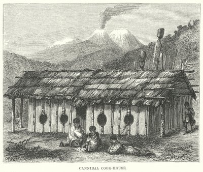 Yamyam Aşevi (gravür) by English School