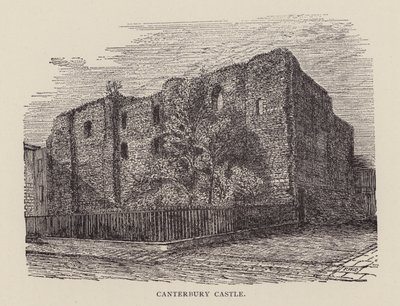 Canterbury: Canterbury Kalesi (lito) by English School