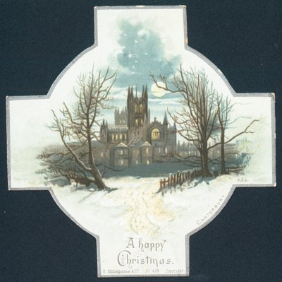 Canterbury Katedrali, Noel Kartı by English School