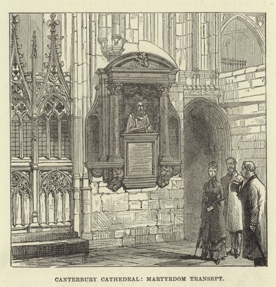 Canterbury Katedrali, şehitlik transeptli by English School