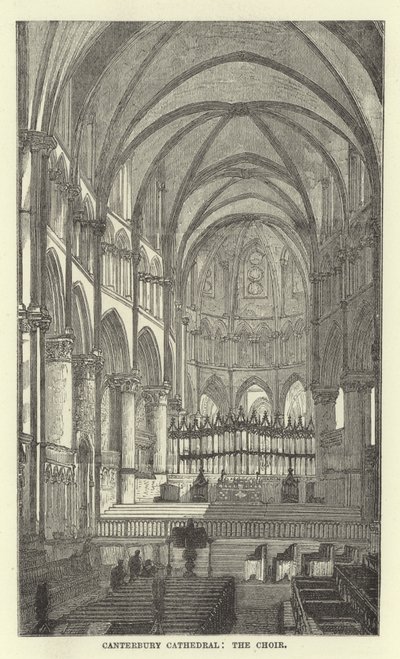 Canterbury Katedrali, koro by English School