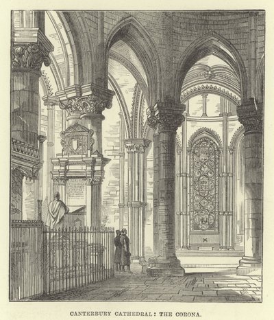 Canterbury Katedrali, korona by English School