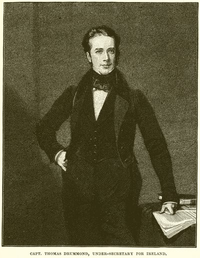 İrlanda Müsteşarı Yüzbaşı Thomas Drummond by English School