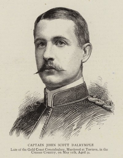 Kaptan John Scott Dalrymple (gravür) by English School