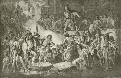 Kaptan Smith, Pocahontas tarafından kurtarıldı by English School