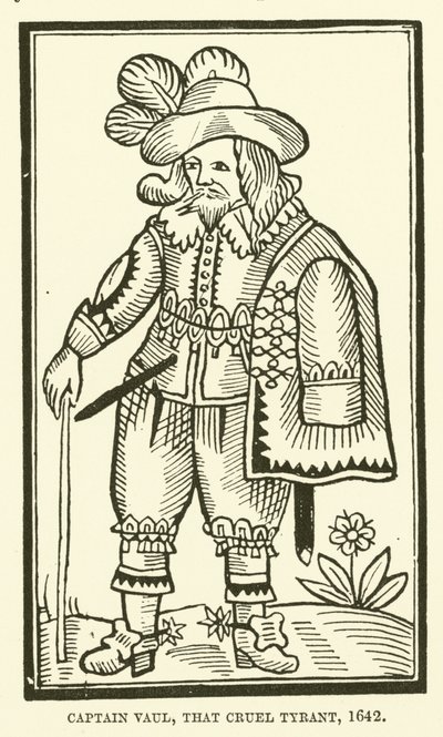Kaptan Vaul, o zalim tiran, 1642 by English School