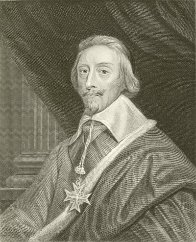 Kardinal Richelieu by English School