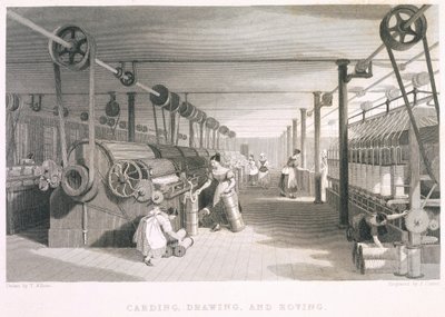 Taraklama, Çizimler ve Fitil Tekstilleri (gravür) by English School