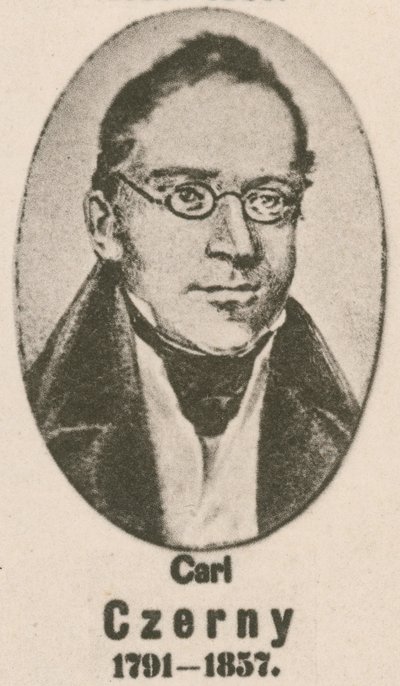 Carl Czerny (gravür) by English School