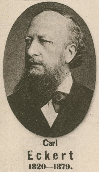 Carl Eckert (gravür) by English School