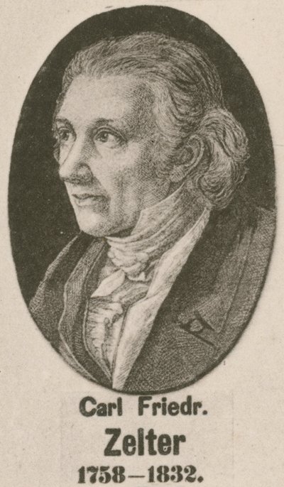 Carl Friedrich Zelter (gravür) by English School
