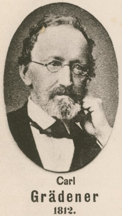 Carl Gradener (gravür) by English School