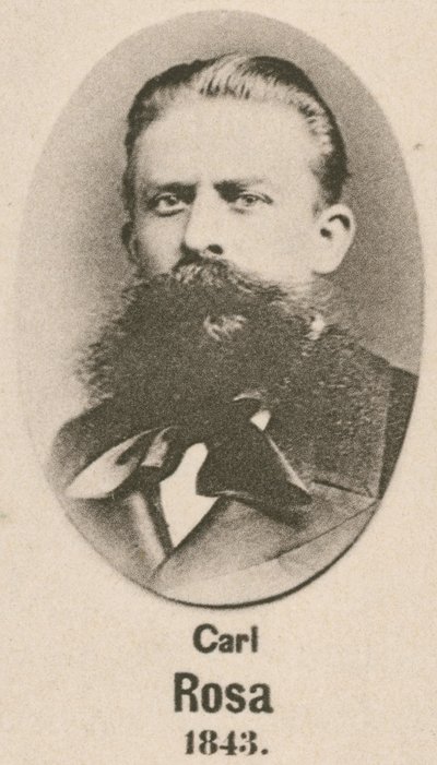 Carl Rosa (gravür) by English School