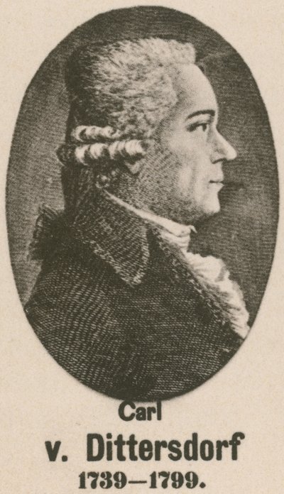 Carl von Dittersdorf (gravür) by English School