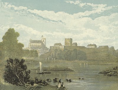 Carlisle Katedrali, Güney Batı Görünümü by English School
