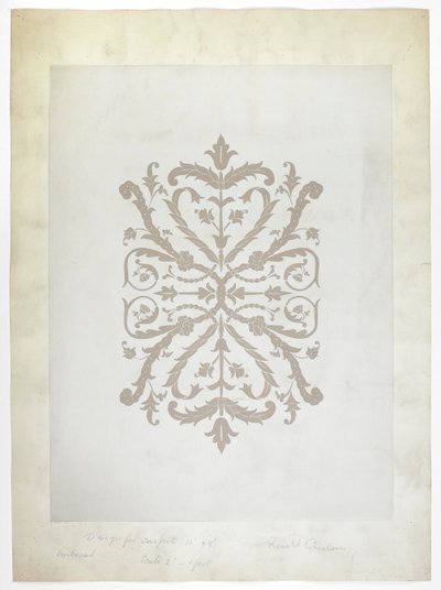 Halı tasarımı (kağıt üzerine wc) by English School