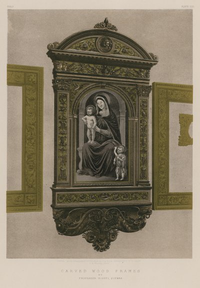 Oyma Ahşap Çerçeveler, Profesör Giusti, Sienna by English School