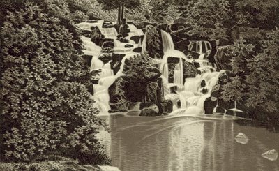 Cascade, Virginia Suyu (lito) by English School