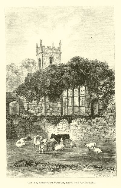 Avludan Castle, Ashby-de-la-Zouch by English School