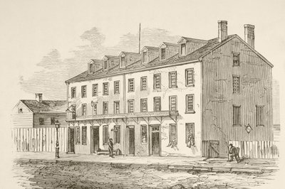 Castle Thunder, Richmon, Virginia (litho) by English School