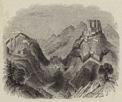 Erenburg Kalesi (gravür) by English School
