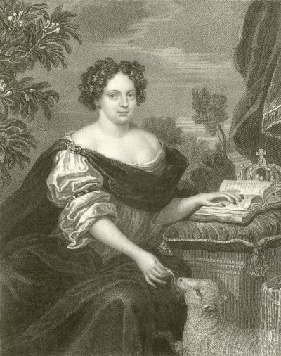 Bragançalı Catherine. Charles Kraliçesi İkinci by English School