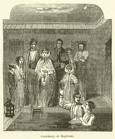 Vaftiz Töreni (gravür) by English School