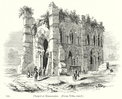 Humanejos Şapeli (gravür) by English School