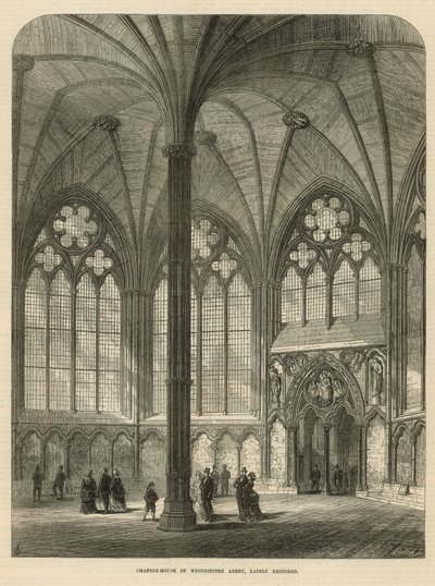 Westminster Abbey Bölüm Evi by English School